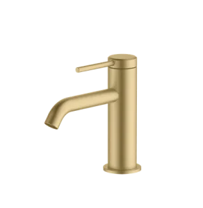 Britton Hoxton Slim Basin Mixer Brushed Brass