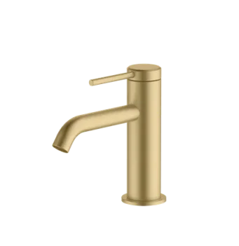 Britton Hoxton Slim Basin Mixer Brushed Brass