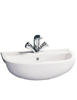 Rak Compact 55cm Semi Recessed Basin 1th