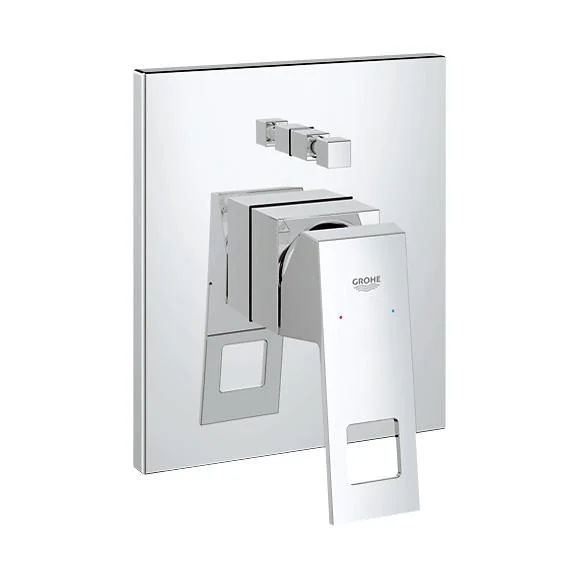 Grohe 19896000 Eurocube Hp Bath Chrome - Trim Set Only