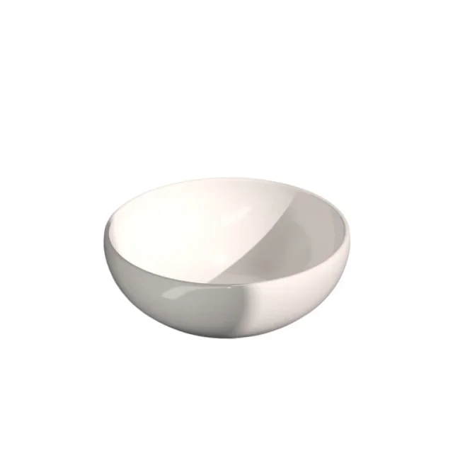 Saneux Podium Bowl Countertop Cloakroom Washbasin White product image - Image 1