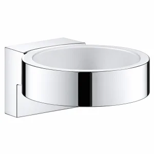 Grohe Selection Holder F.glass/dish/dispenser Brushed Hard Graphite