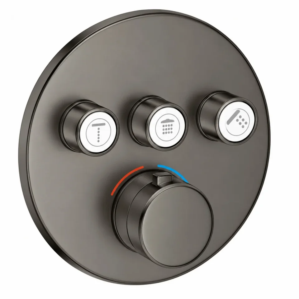 Grohe Grt Smartcontrol Thermostatic Trimset Round 3sc product image - Image 1