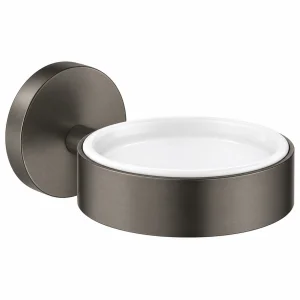 Grohe Essentials Holder F.glass/dish/dispenser Brushed Hard Graphite