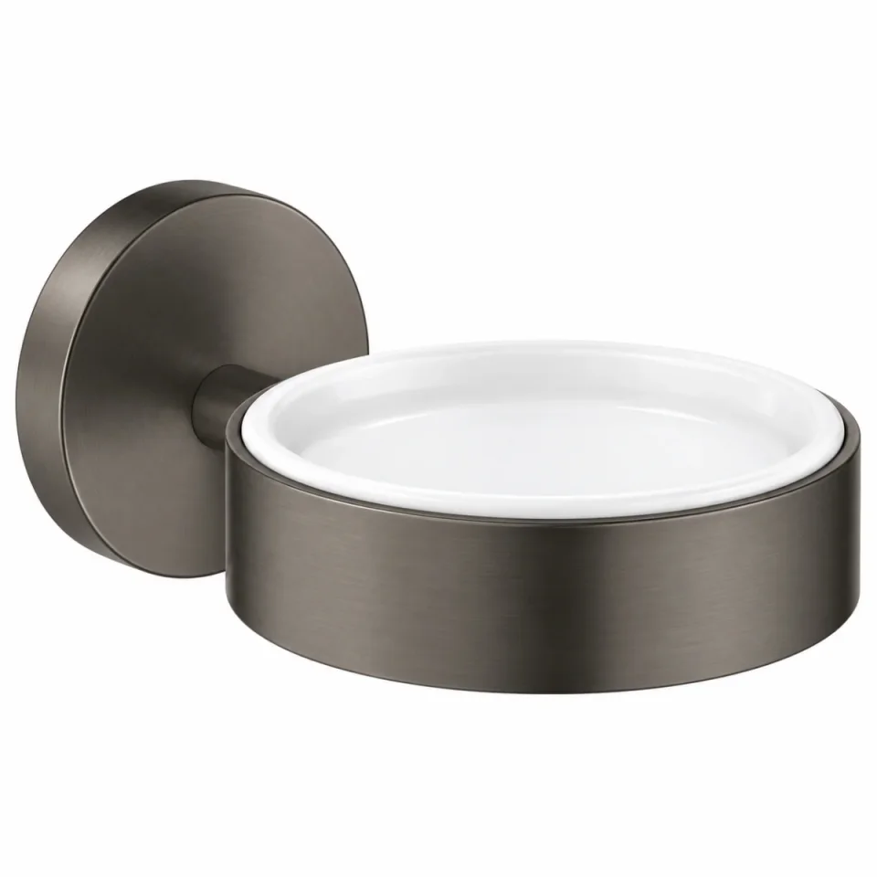Grohe Essentials Holder F.glass/dish/dispenser Brushed Hard Graphite product image - Image 1