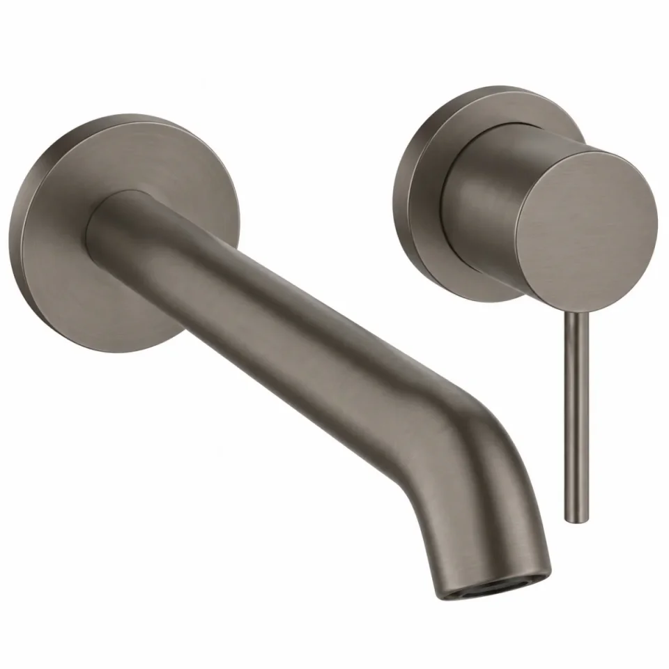 Grohe Essence New Ohm Trimset Basin 2-h L Brushed Hard Graphite product image - Image 1
