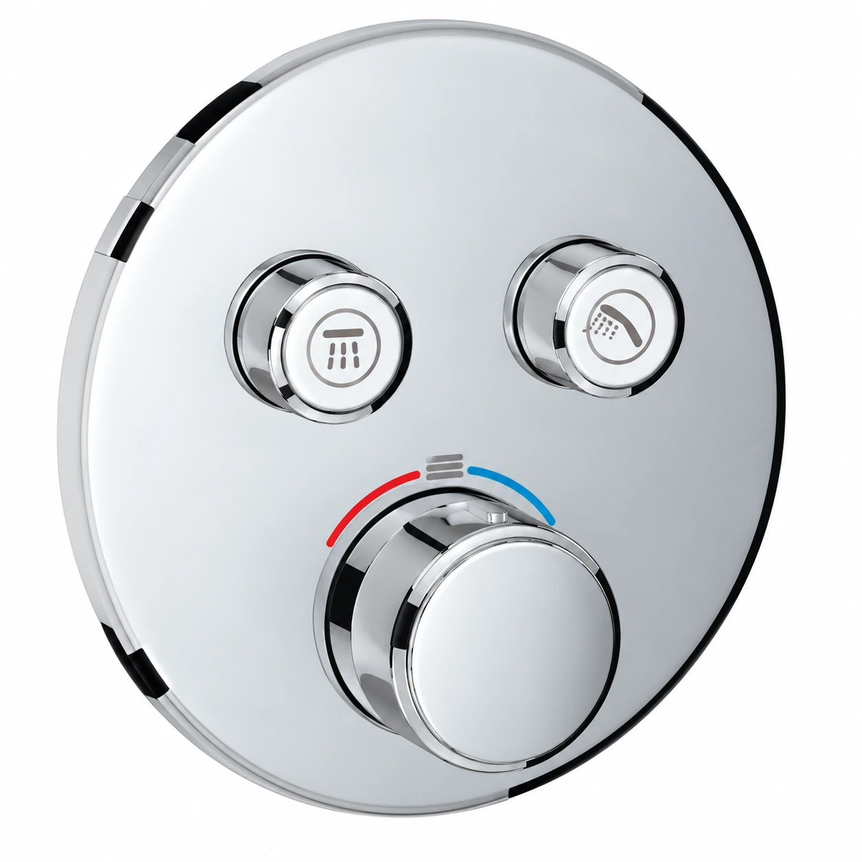 Grohe 29119000 Smartcontrol Thm Rnd 2sc Chrome - Trim Set Only