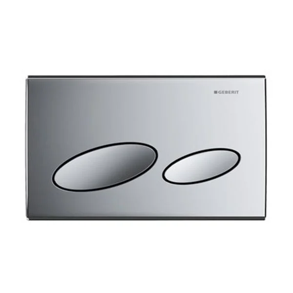 Geberit Kappa20 Flush Plate For Dual Flush - Gloss Chrome