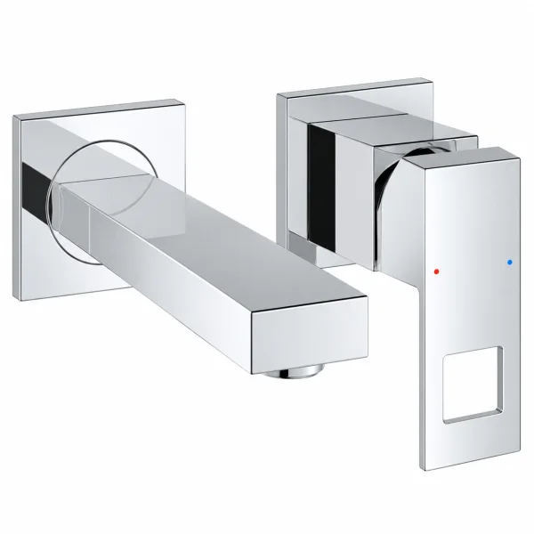 Grohe Eurocube Ohm Trimset Basin 2-h M Brushed Hard Graphite