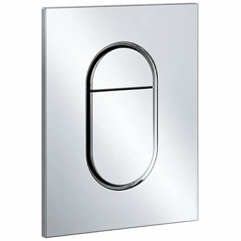 Grohe Arena Cosmo, Dual Flush Small Supersteel product image - Image 1