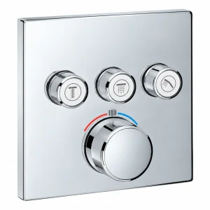 Grohe 29126000 Smartcontrol Thm Sq 3sc Chrome - Trim Set Only