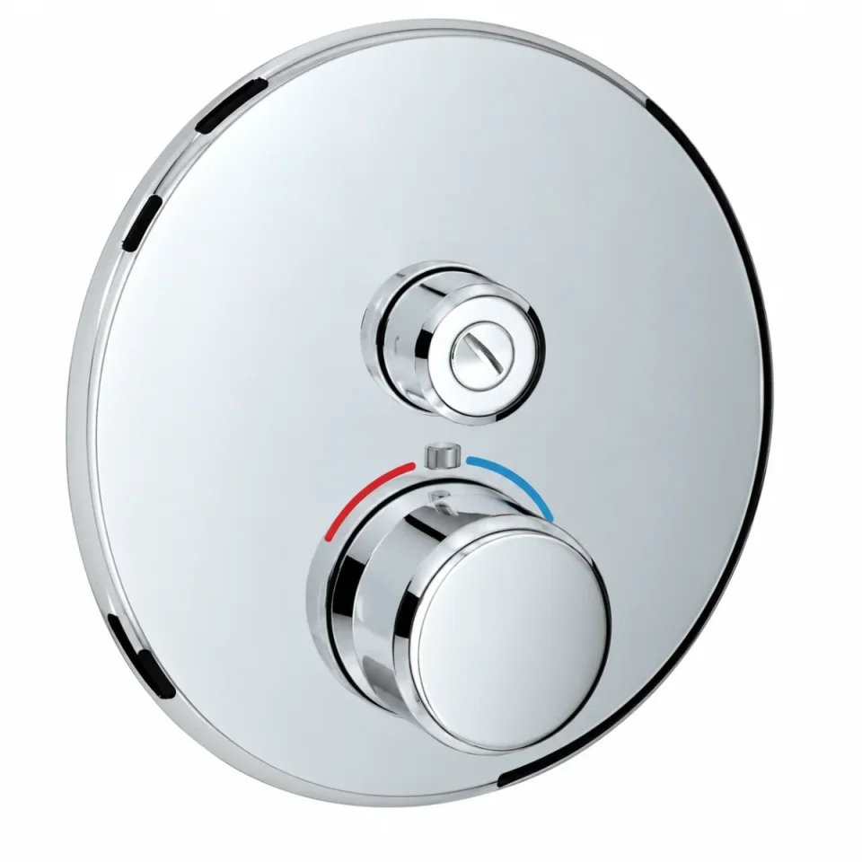 Grohe 29118000 Smartcontrol Thm Rnd 1sc Chrome - Trim Set Only product image - Image 1