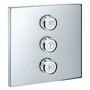 Grohe 29127000 Smartcontrol Conc Valve Trim Sq 3sc