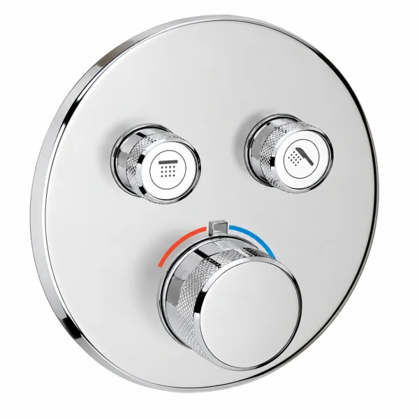 Grohe 29119dc0 Smartcontrol Thm Rnd 2sc Ss SuperSteel - Trim Set Only