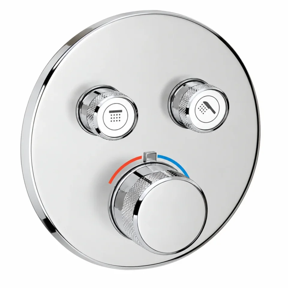 Grohe 29119dc0 Smartcontrol Thm Rnd 2sc Ss SuperSteel - Trim Set Only product image - Image 1
