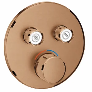 Grohe 29119dl0 Grt Smartcontrol Thm Rnd 2c Brushed Warm Sunset - Trim Set Only