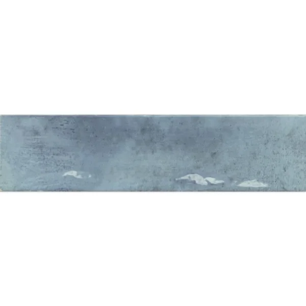 Babylon Blue Gloss Ceramic Brick Tile 246x60mm