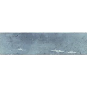 Babylon Blue Gloss Ceramic Brick Tile 246x60mm