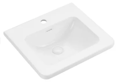 Cubico Eclipse 500mm Ceramic Basin Inc Bottle Trap product image - Image 1