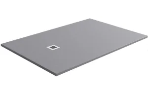 Cubico Pisa Grey Rectangle 1700 X 800 Slate Effect Shower Tray