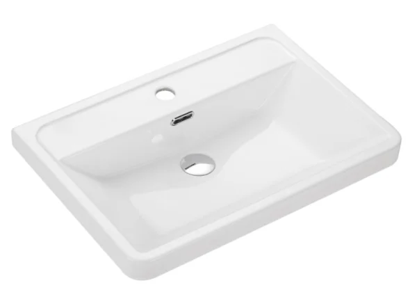 Cubico Envy / Zen 600mm Ceramic Basin Inc. Bottle Trap