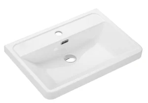 Cubico Envy / Zen 600mm Ceramic Basin Inc. Bottle Trap