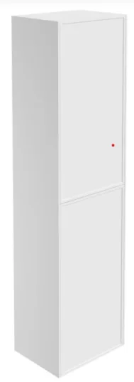 Cubico Kolton Matt White Tall Storage Unit product image - Image 1
