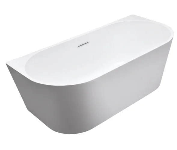 Cubico Eva 1500 X750 Free Standing Bath Inc. Waste Inc. Bath Trap & Adaptor product image - Image 1