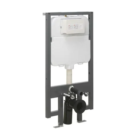 Crosswater Slimline Toilet Frame & Cistern with Front Flush product image - Image 1
