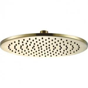 Just Taps Vos Overhead Shower 250mm Brushed Brass