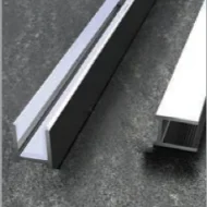 Abacus Vessini V-Fix Surface Channel for 10mm Glass 1200mm Polished Aluminium