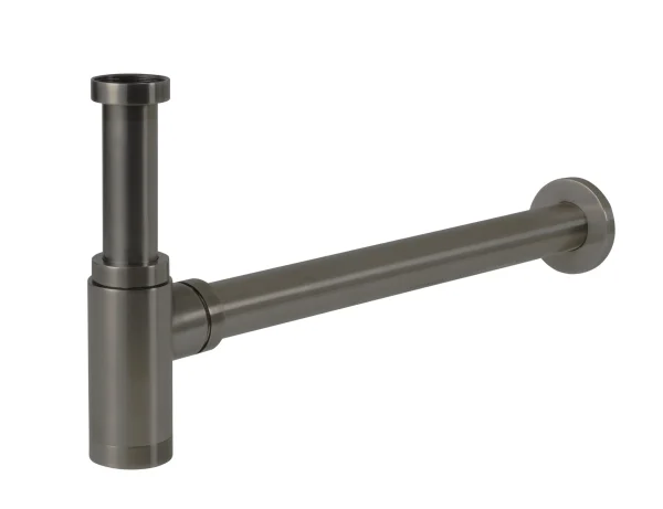 Just Taps Bottle Trap Brushed Black