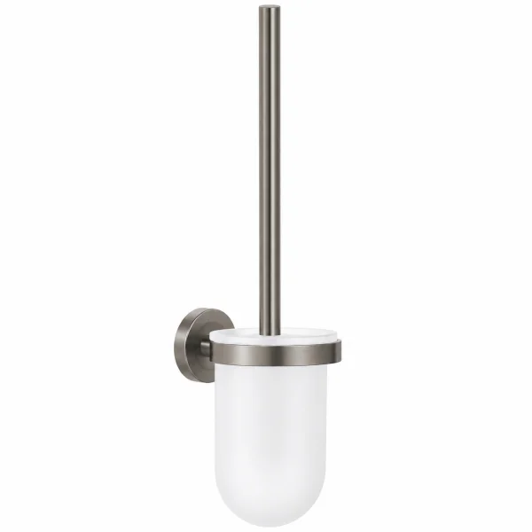 Grohe Essentials Toilet Brush Set Brushed Hard Graphite