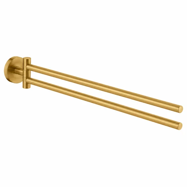 Grohe Essentials Double Towel Bar Brushed Cool Sunrise