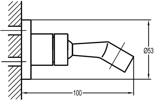 Pura Round wall bracket handset holder