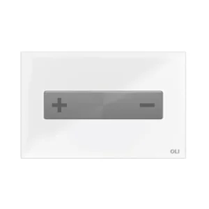 Oli Oceania Mechanical Glass White Satin Chrome Inox Button TD