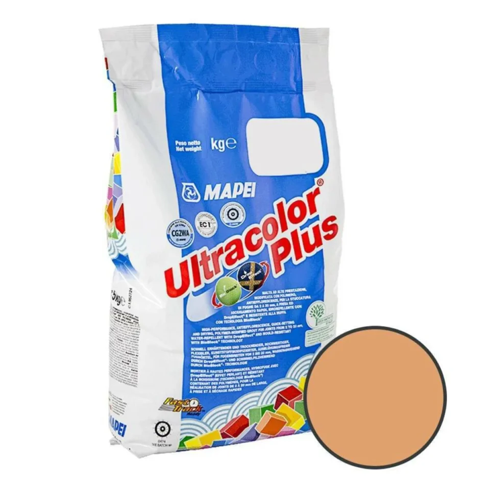 Mapei Ultracolor Plus 141 Caramel Grout 5kg product image - Image 1