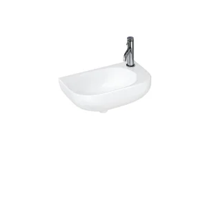 Britton Milan Washbasin 480mm Right Hand Gloss White