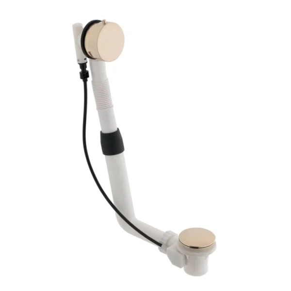 Vado Twist Type Bath Waste And Overflow Brushed Gold