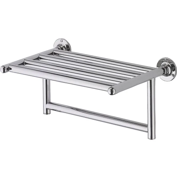 Vogue Binary Br Towel Radiator Heating Only - Chrome 275X500