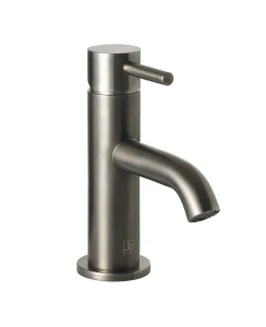 Just Taps Vos Single Lever Mini Basin Mixer Brushed Black