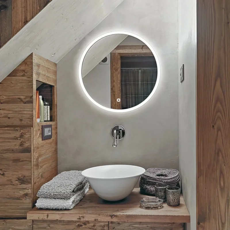 Hib Sphere Led 60cm Round Bathroom Mirror - 78760000 - Ex Display product image - Image 1