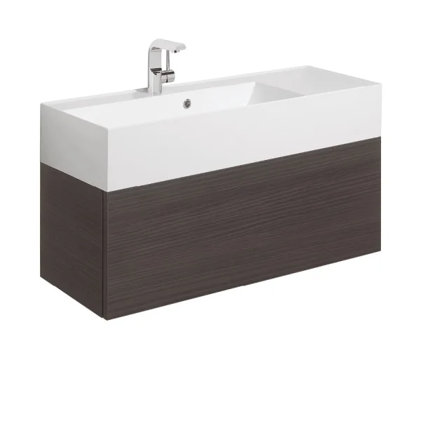 Crosswater Bauhaus Elite Drawer Vanity Unit 1000 x 350mm Anthracite