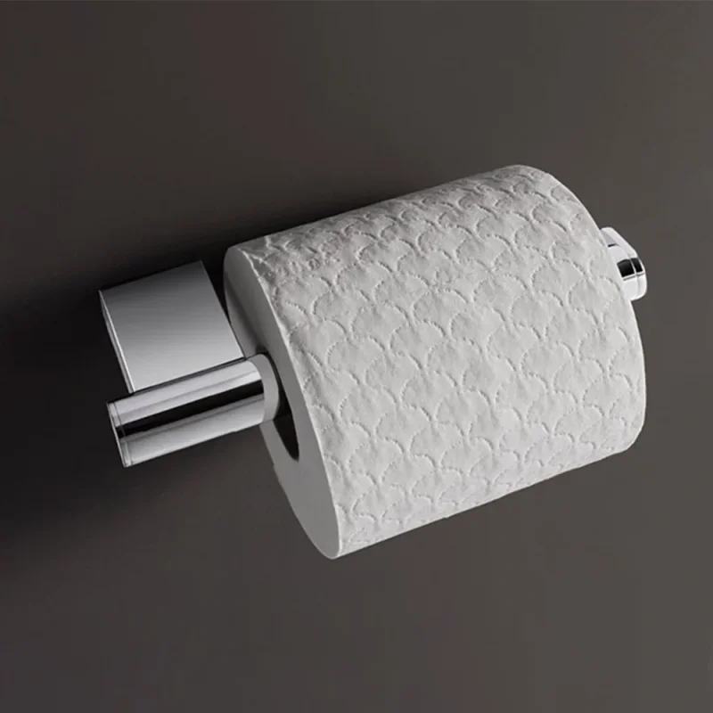 Crosswater Mpro Toilet Roll Holder Chrome detail view - Image 2