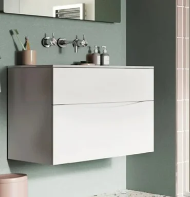 Crosswater Mpro Basin 3 Hole Set Wall Mounted Chrome detail view - Image 2