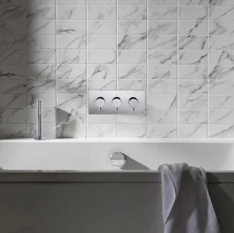 Crosswater Mpro 3 Handle Trimset (must Be Paired With Wlbp2001r+) Chrome detail view - Image 3