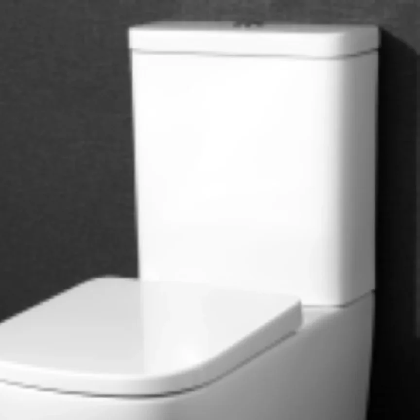 Faeber Venice Close Coupled Toilet Cistern - Gloss White product image - Image 1