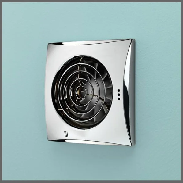 Hib Hush Th Fan, Chrome 15.8 X D3