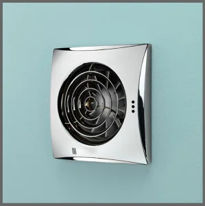 Hib Hush Th Fan, Chrome 15.8 X D3