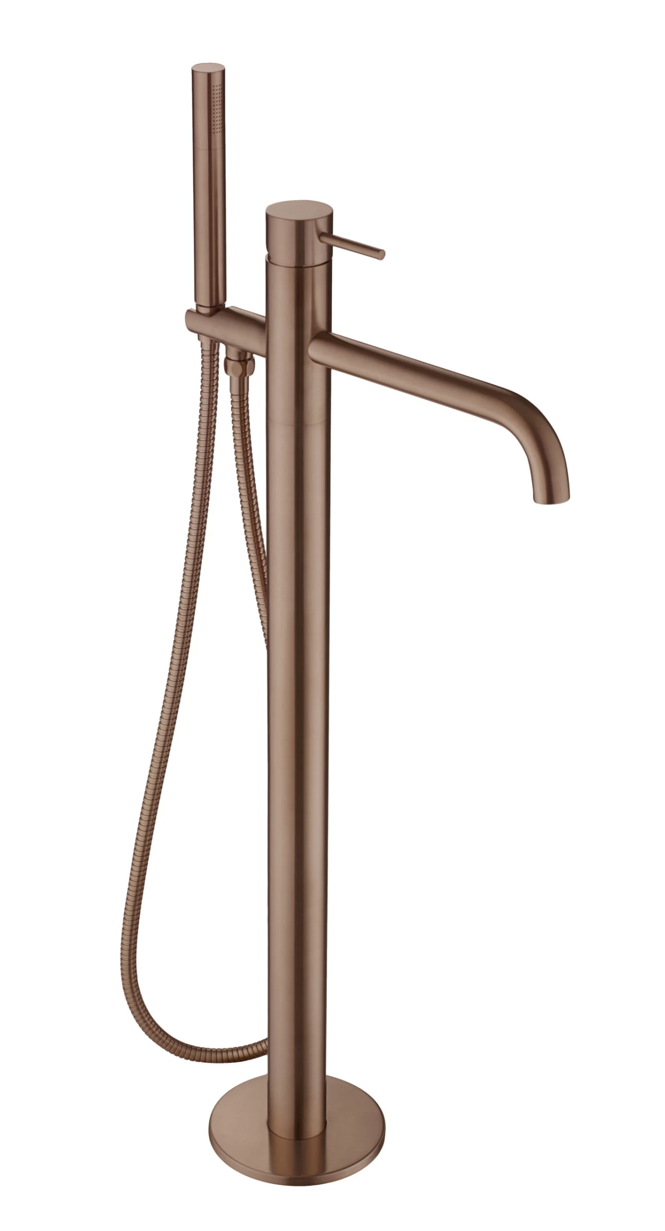 Just Taps Vos Floor Standing Bsm With Kit S/steel Brushed Bronze